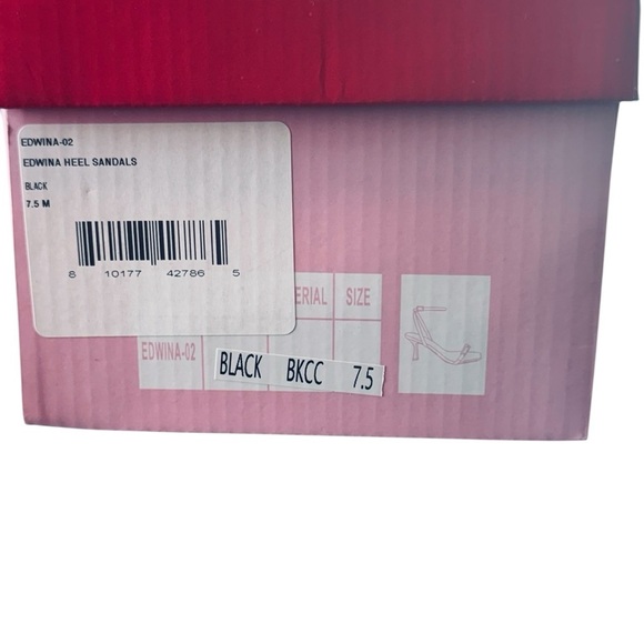 Wild Diva Lounge Edwina sandal size 7.5 black - Picture 6 of 6